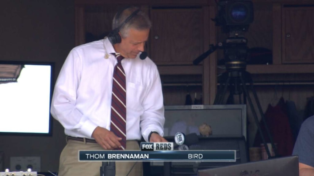 Reds booth interviews rally bird