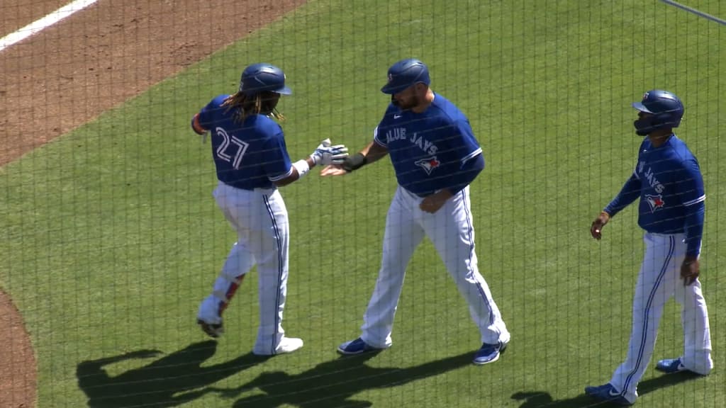 Vladimir Guerrero Jr Hits First Spring Training Homer