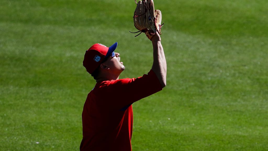 Dylan Cozens was among the Phillies reassigned to Minor League camp. (AP)