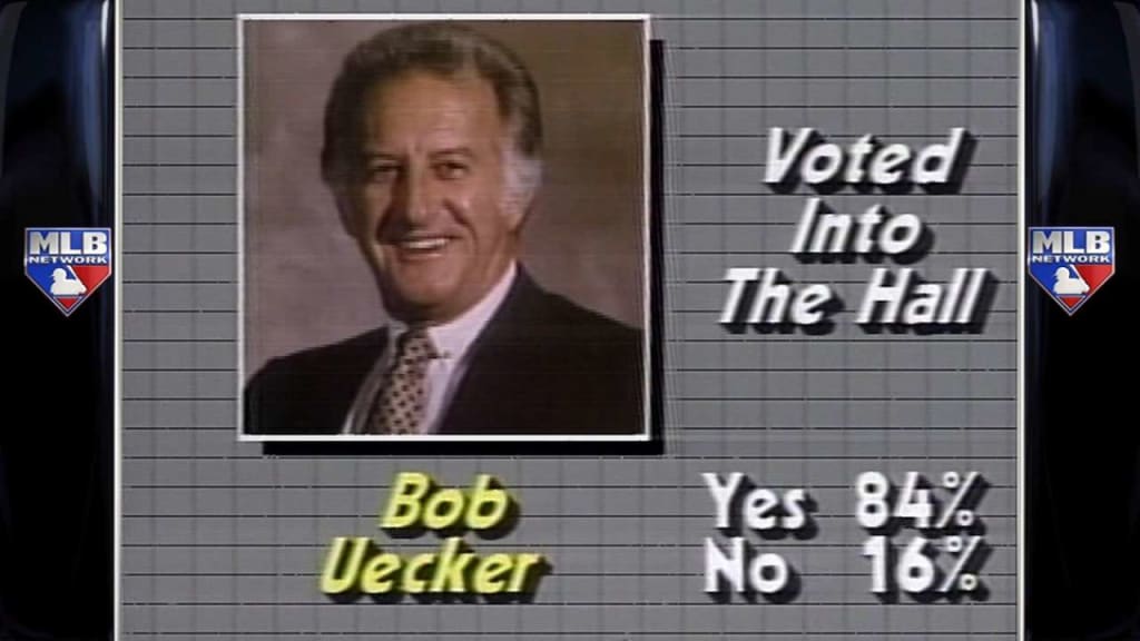 Bob Uecker is inducted into the Baseball Hall of Fame 
