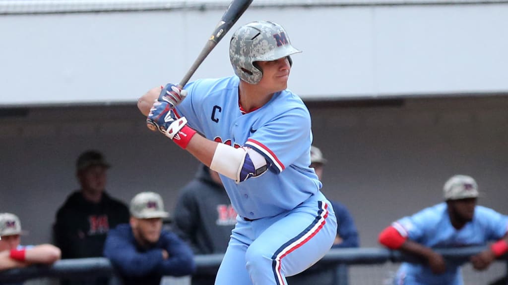 Colby Bortles hit 10 homers and recorded 42 RBIs in 2017 for Ole Miss. (Ole Miss Sports Information)