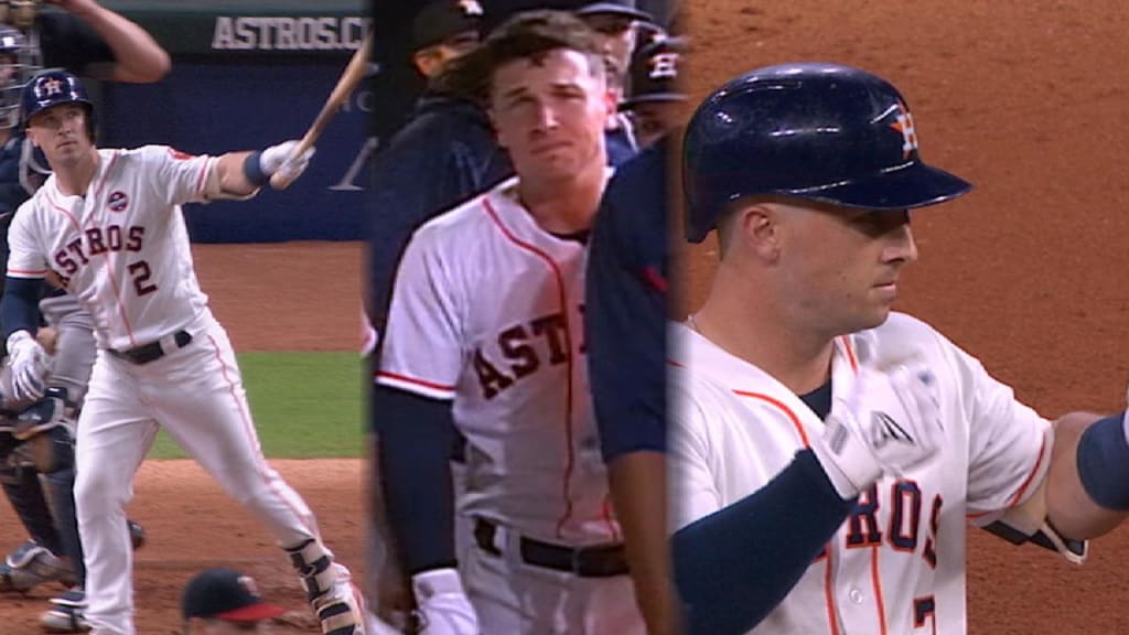 Alex Bregman stared straight into the dugout camera after crushing a homer