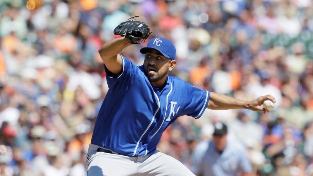 Franklin Morales has limited lefties to a .210 average in his career. (AP)