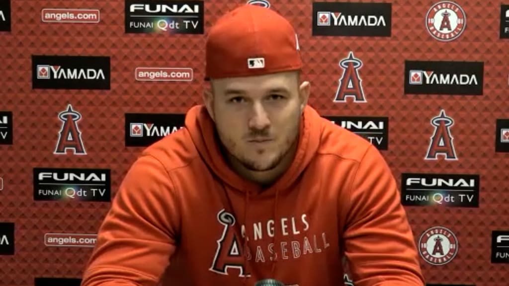 Mike Trout discusses injury, rehab