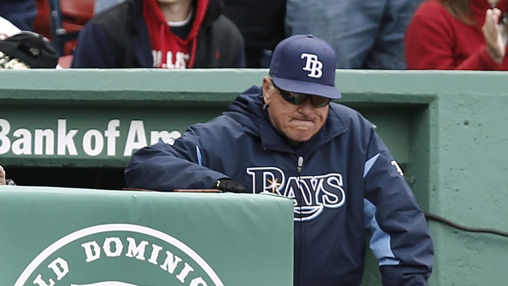 Joe Maddon last visited Fenway Park as manager of the Rays in 2014. (AP)