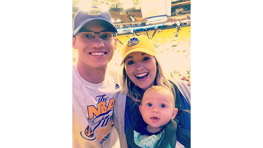 Kelby and Tiffany Tomlinson welcomed son Huck McCoy last Oct. 31.