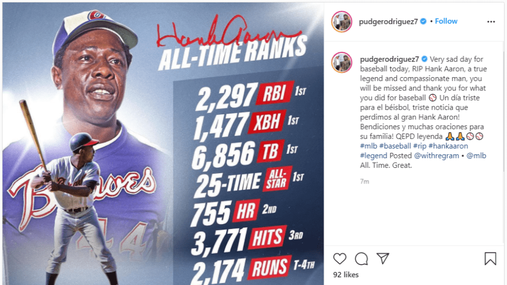 Baseball Hall of Famers remember Hank Aaron
