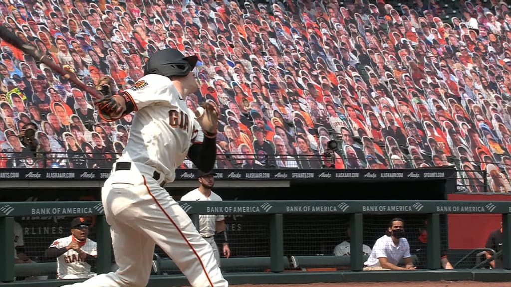 VIDEO: Giants' Mike Yastrzemski's Family Was Bummed When He Was Thrown Out  on His First Career Hit