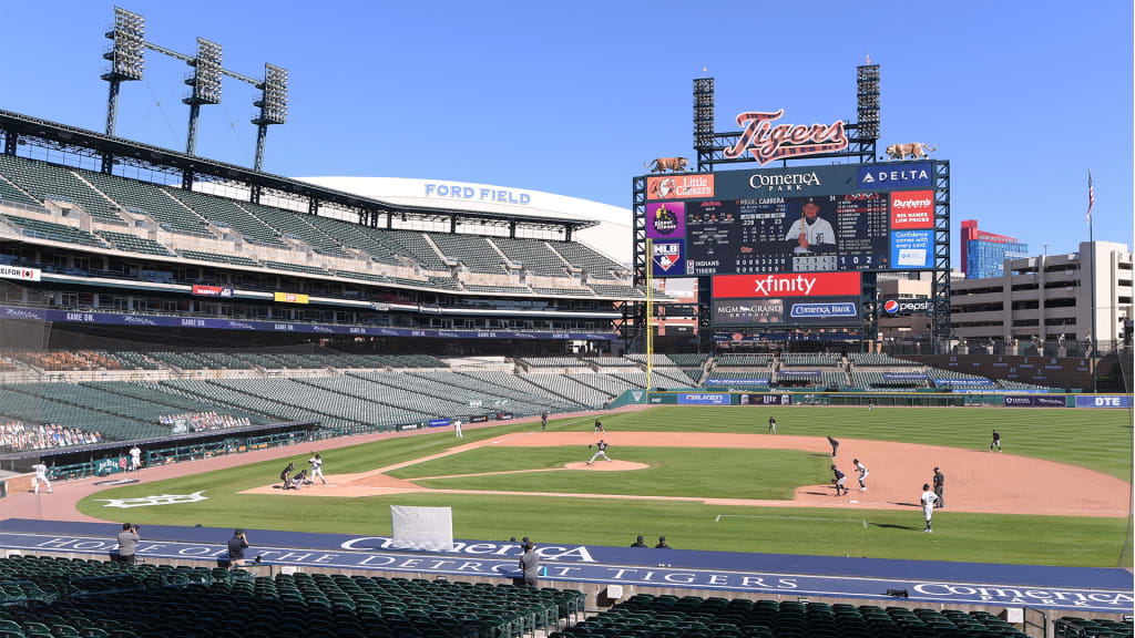 Comerica Park's longest home runs