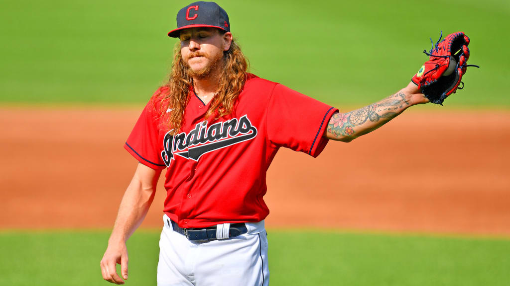 Cleveland Indians pitcher Mike Clevinger poses for a portrait