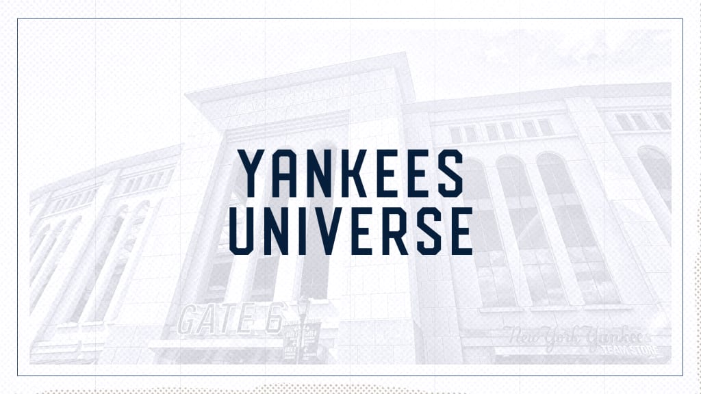 Download New York Yankees Logo Text Pinstripe Wallpaper