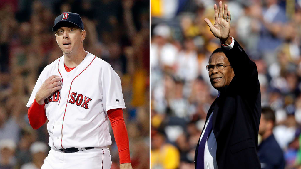 Red Sox reliever Brad Ziegler and Hall of Famer Rod Carew earned the Bob Feller Act of Valor Award for their contributions to and support of the US military. (AP)