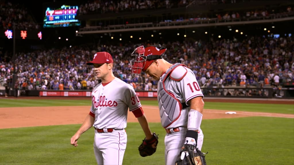 Phillies' OF Matt Vierling prevents Mets from winning in walk-off fashion  after throwing out Starling Marte at home