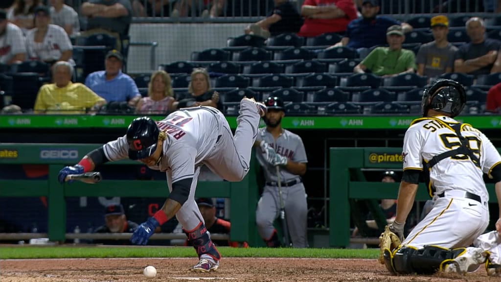 Jose Ramirez taken to hospital as a precaution after fouling a ball off his  face