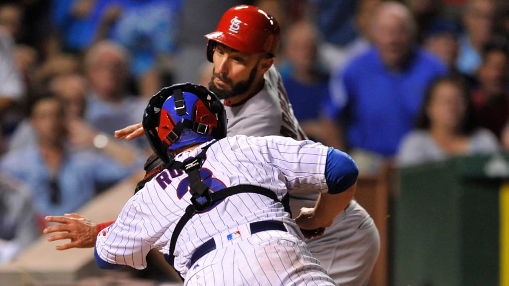 Mike Matheny called Matt Carpenter's attempt to score Thursday night "the right play." (AP)