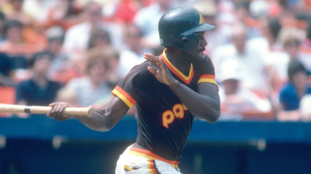 Gene Richards of the San Diego Padres bats against the Pittsburgh News  Photo - Getty Images