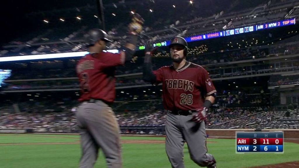 Hernandez's first career homer