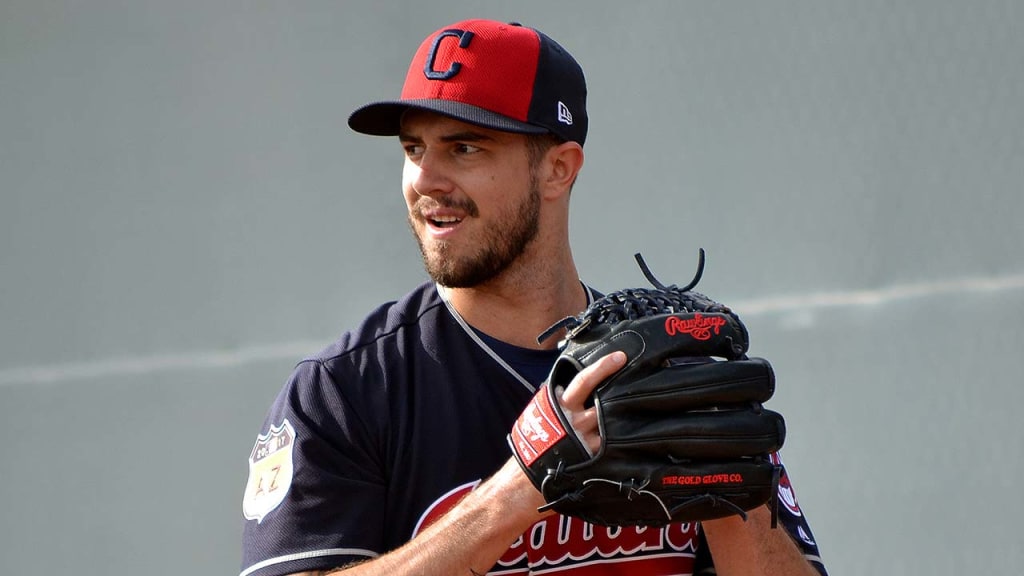 With the Indians' rotation set, Ryan Merritt is expected to open '17 in Triple-A. (Jordan Bastian/MLB.com)