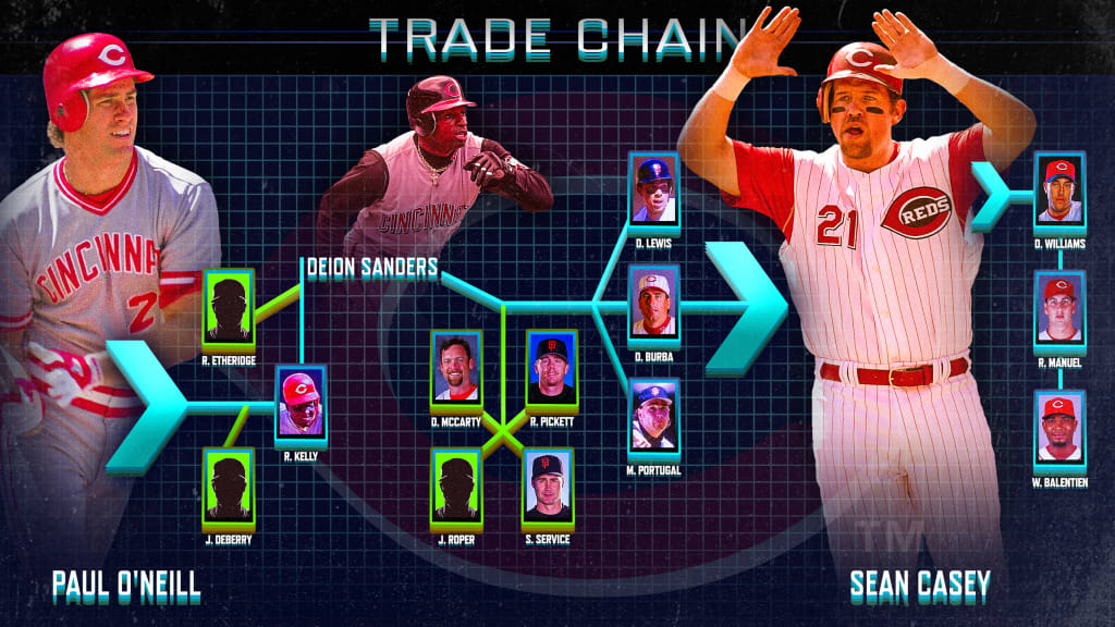 Reds trade tree: Paul O'Neill, Deion Sanders, Sean Casey