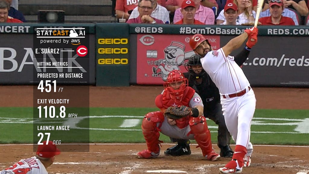 Cincinnati Reds - Eugenio Suárez's solo home run last night was the 100th  of his career. Congrats, Geno! 🎉 #BornToBaseball