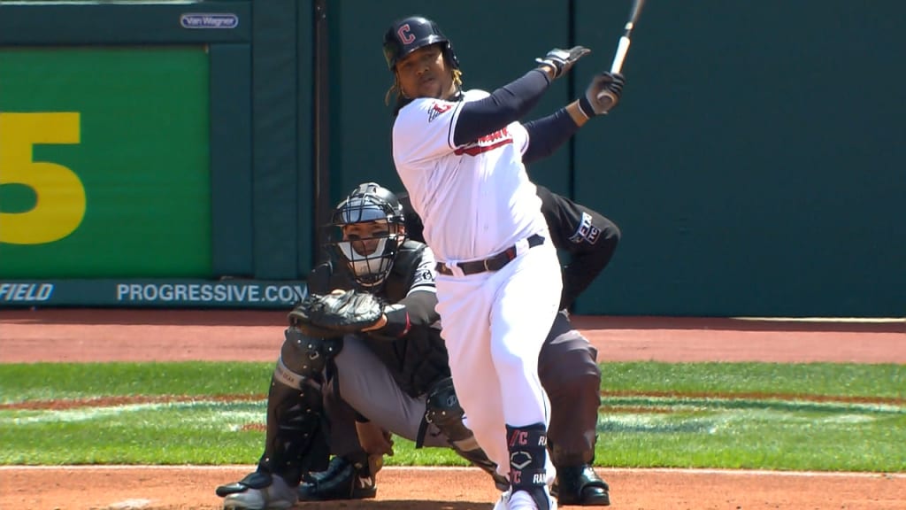 Guardians' Jose Ramirez receiving help from scorching hot