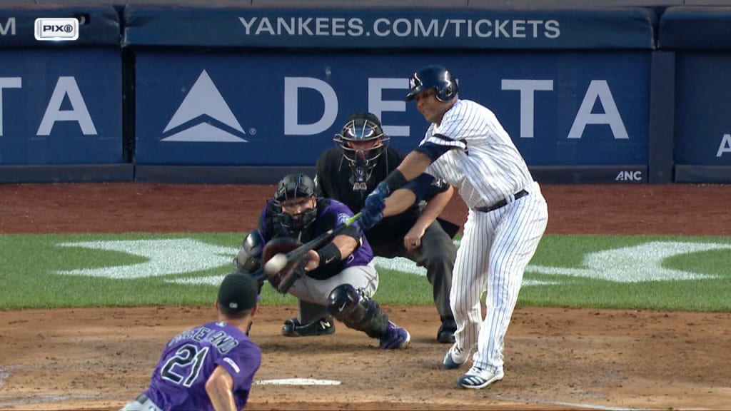 Edwin Encarnacion grand slam, ex-Rockies lead New York Yankees to rout