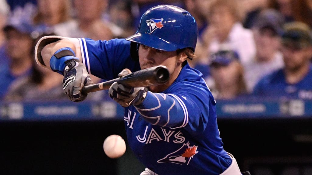 Ian Parmley went 0-for-3 in his Major League debut on Friday after being called up from Triple-A. (Getty)