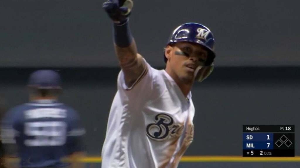 Brewers 4, Astros 2: Three-run homer by Eric Thames stands up