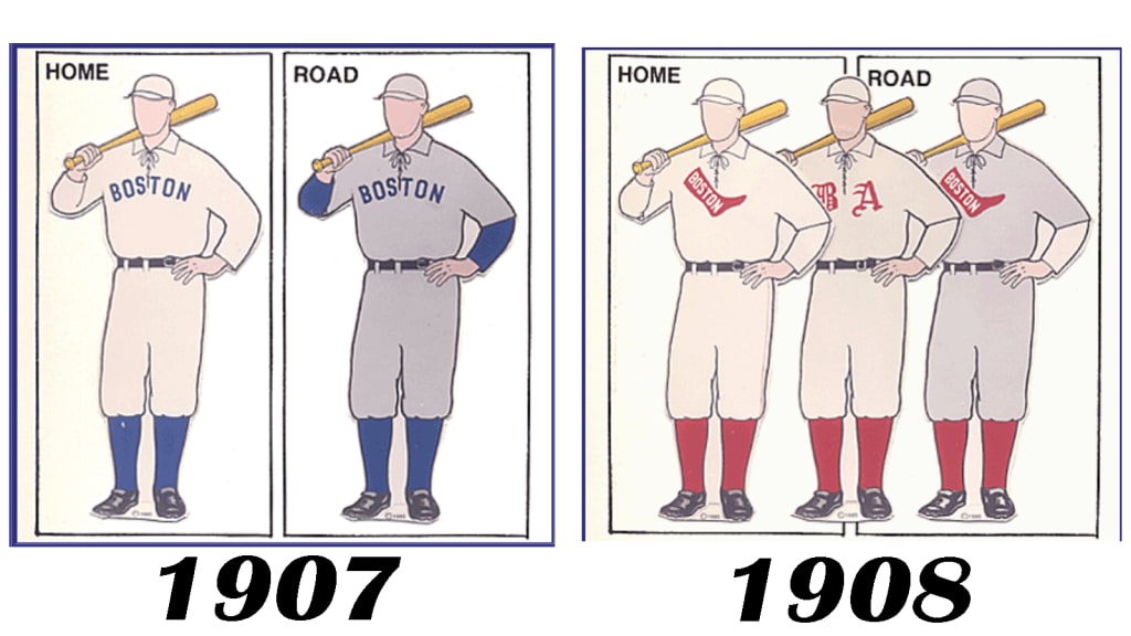 Boston Red Sox jersey and uniform history through the years