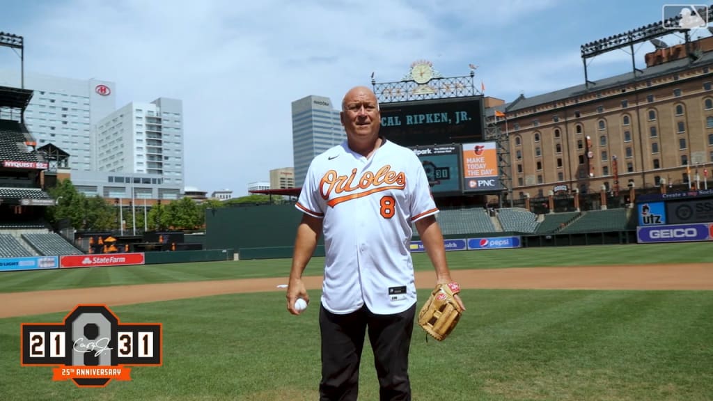 Cal Ripken Jr 7 Aberdeen High School Eagles Yellow Baseball Jersey 2 — BORIZ