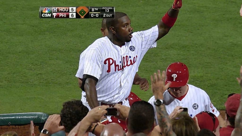 Philadelphia Phillies' Ryan Howard hits home run to honor request