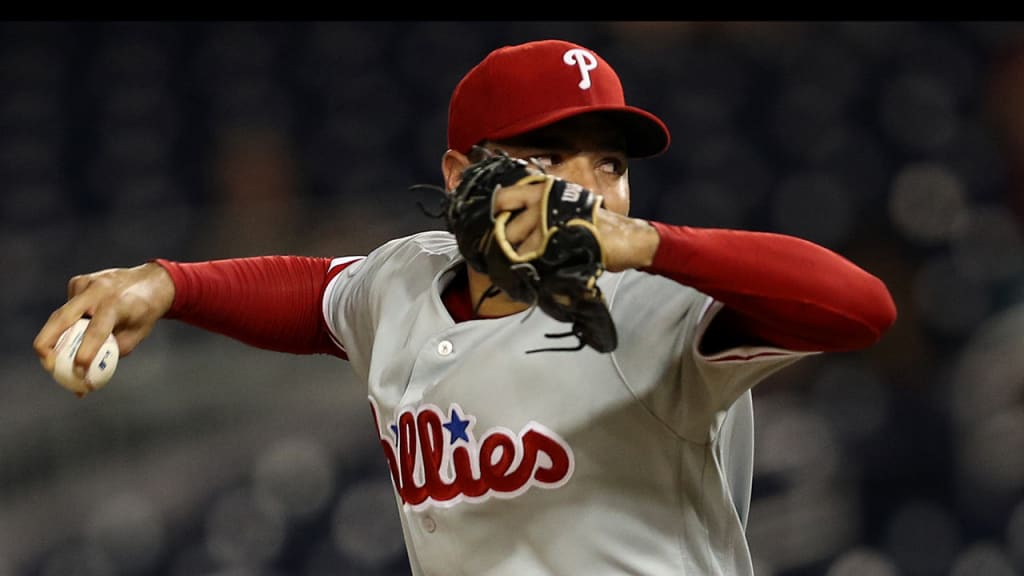 Jeanmar Gomez lasted one-third of an inning Thursday, allowing two hits including a homer. (Getty)