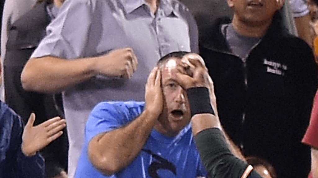 shocked fan
