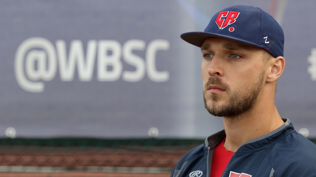 Outfielder Matej Hejma is an attorney away from the diamond. (JAN BENES/CESKA BASEBALLOVA ASOCIACE)