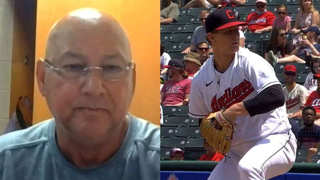 Cleveland Indians' Zach Plesac breaks right thumb ripping off