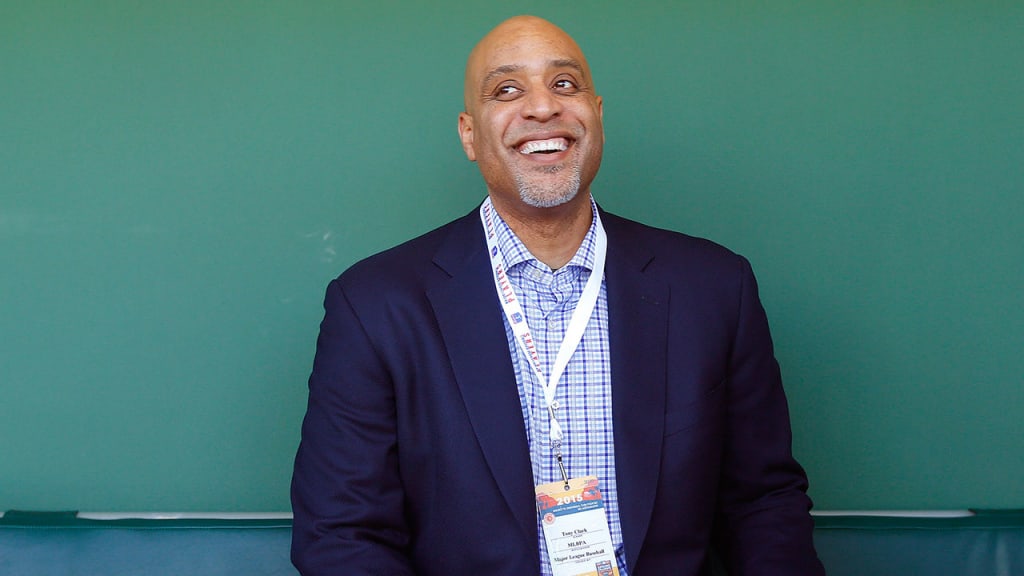 "There are a lot of people who are very passionate and excited about the game and more than willing to give back," Tony Clark said. (AP)