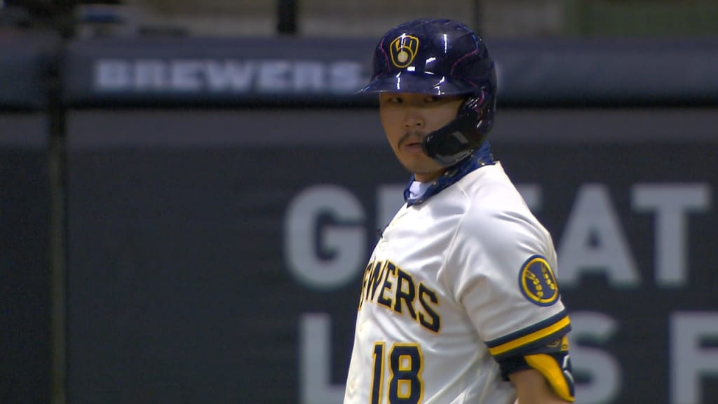 Keston Hiura's three-run homer