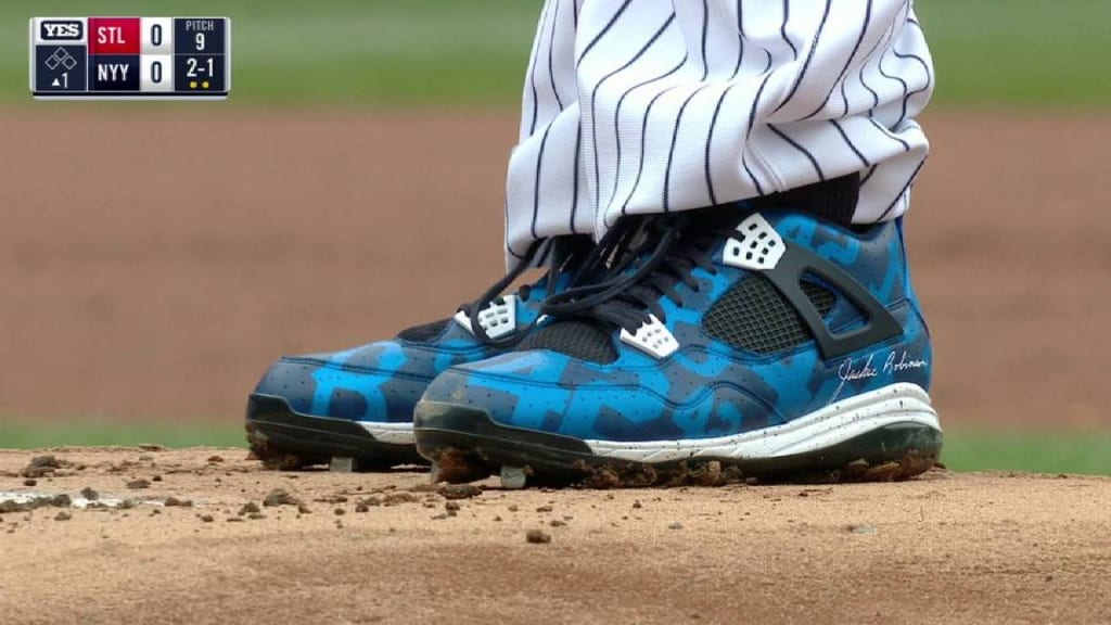 MLB Players Debut Air Jordan Cleats Honoring Jackie Robinson