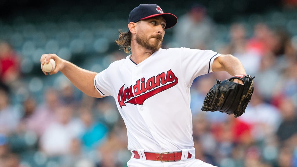 Josh Tomlin allowed four runs on seven hits while recording just five outs Tuesday. (Getty)