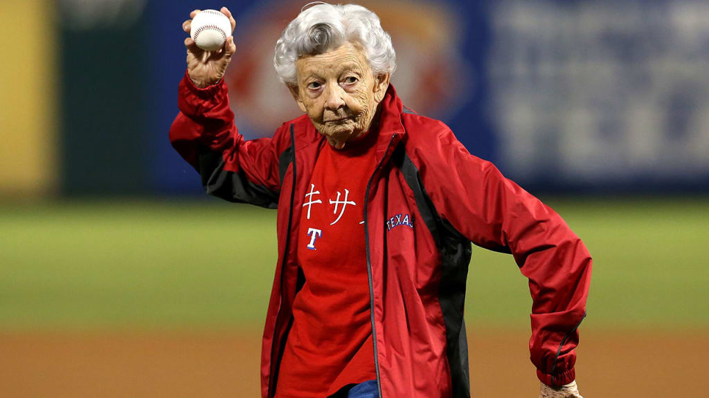 Sister Frances threw out the ceremonial first pitch before the 2012 AL Wild Card Game. (Ronald Martinez/Getty)