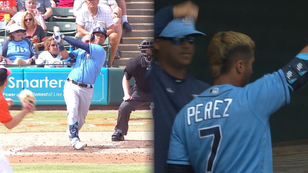Michael Perez's solo home run