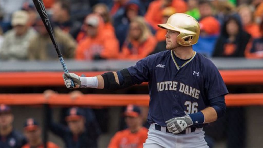 Ryan Lidge said that he takes pride in developing relationships with his pitchers. (University of Notre Dame)