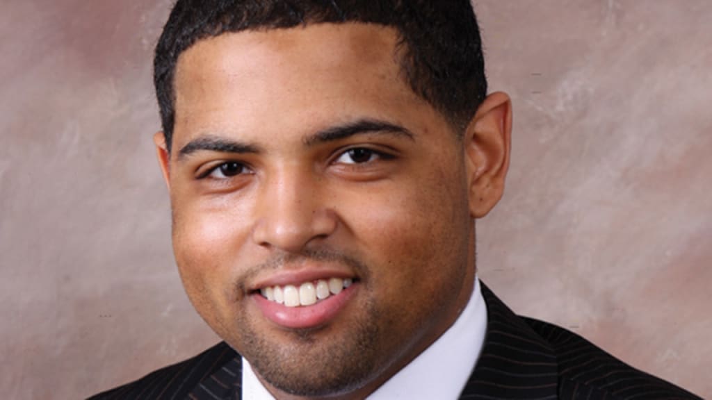 Baseball operations assistant Jared Odom joined the Cardinals as a media relations intern eight years ago. (Cardinals)