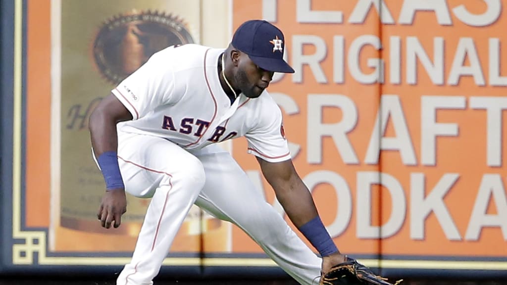 Yordan Alvarez 2021 ALCS Game-Used Jersey. Game 2.