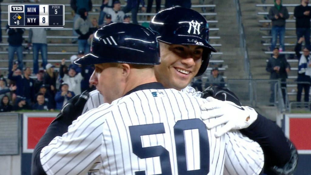 Gleyber Torres collects his first hit for NY Yankees