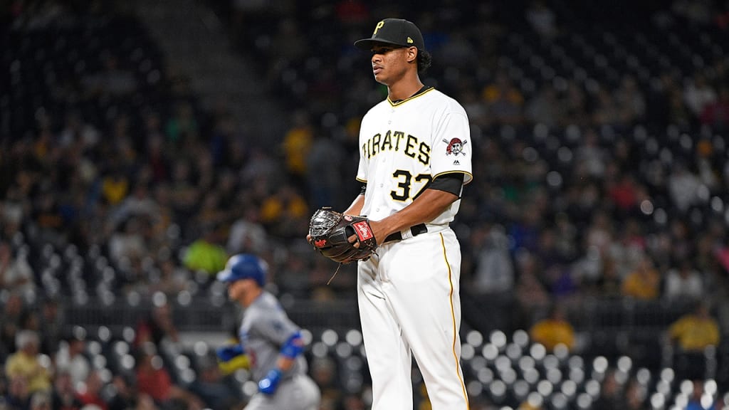 Edgar Santana gave up a two-run homer to Yasmani Grandal in Tuesday's loss. (Getty Images)