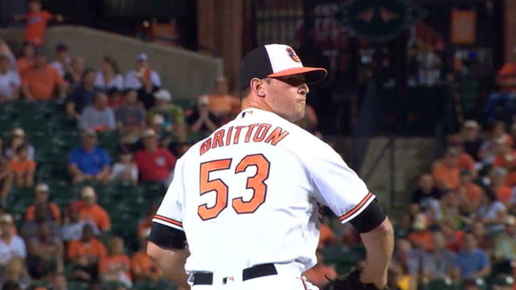 Baseball Quotes on X: Zach Britton's game worn jersey from the