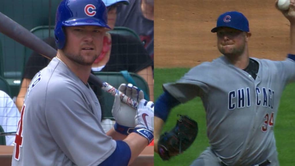 Chicago Cubs - Ben Zobrist and Travis Wood say goodbye to their