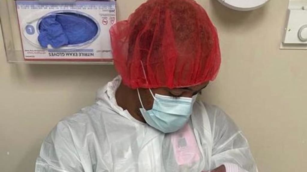 Edmundo Sosa with his first child, Naya