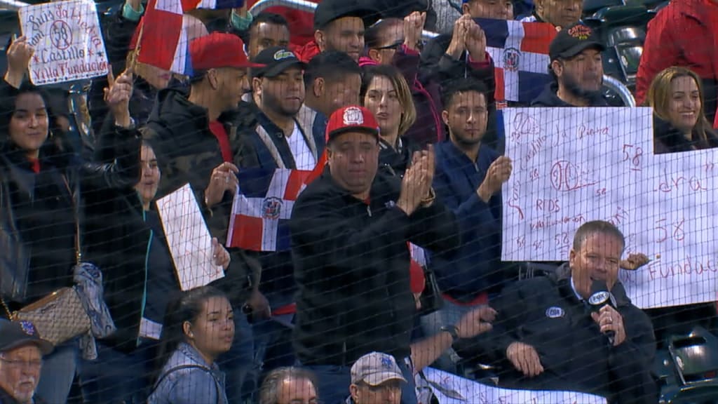 Castillo's family attends start
